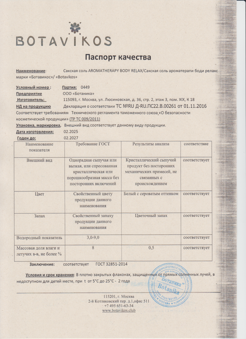 Паспорт №022025
